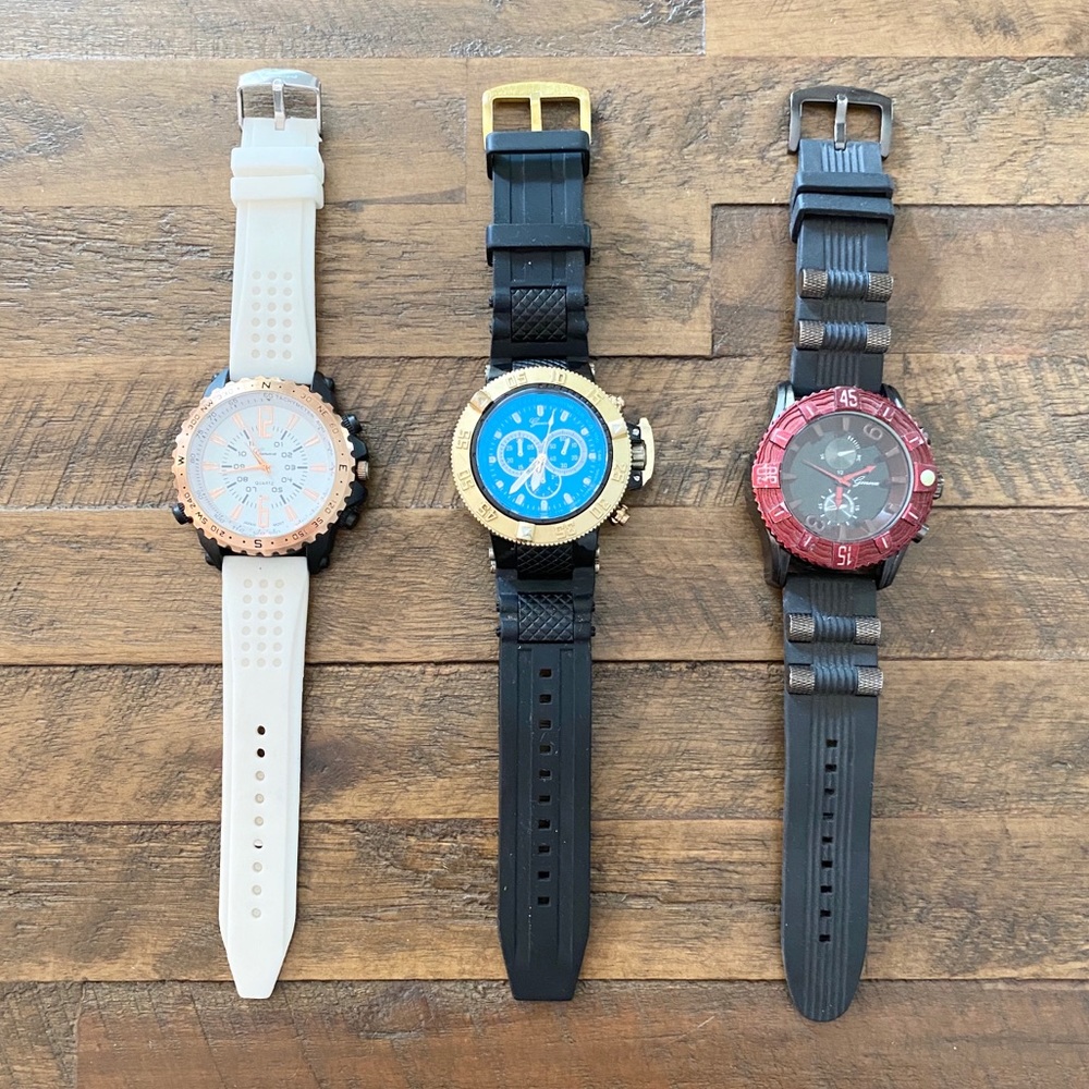 🌵Oversized Geneva Watches (3)